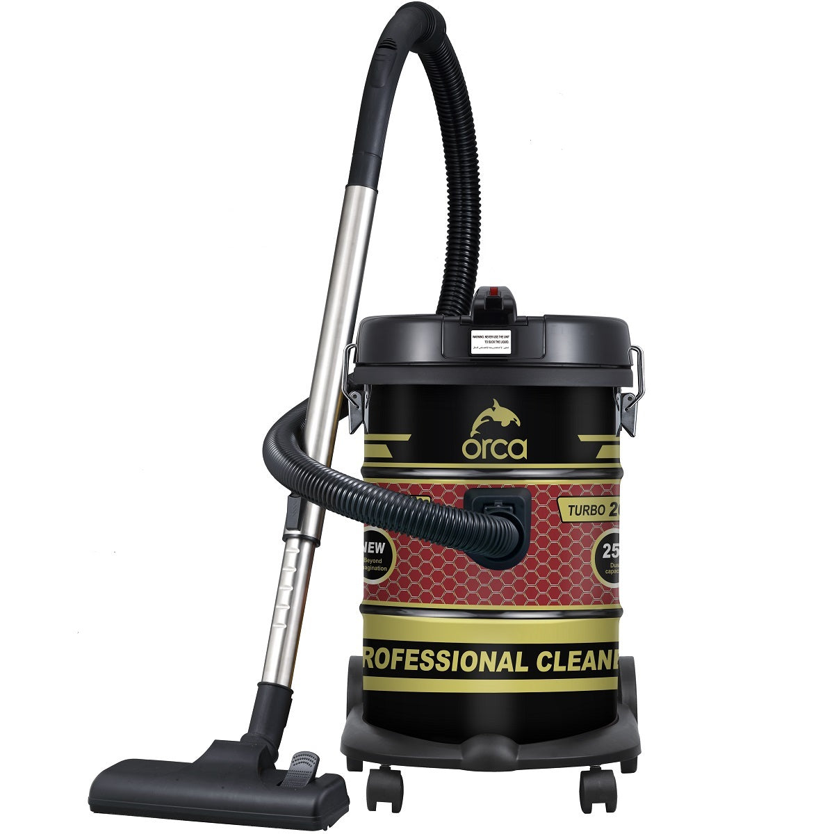 Orca Drum Vacuum Cleaner 25 Liters 2000 Watts Orca Drum Vacuum Cleaner 25 Liters 2000 Watts